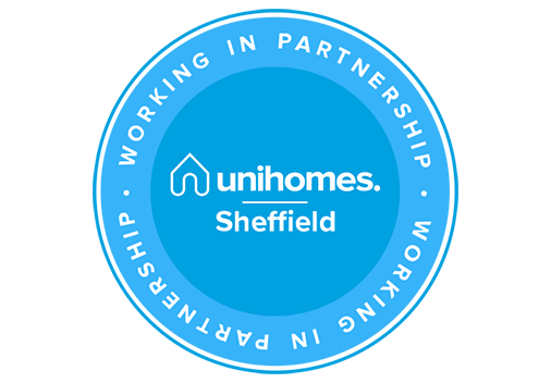 UniHomes Partnership Badge Logo